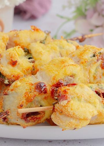 brochettes de poulet ay Airfryer