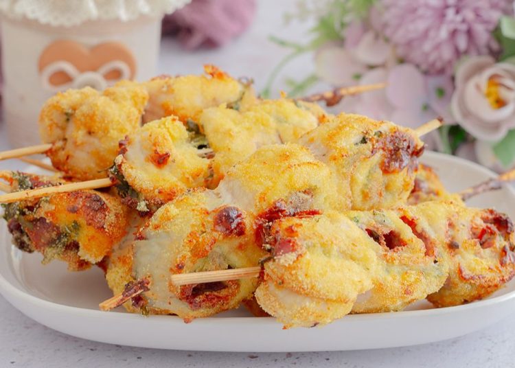 brochettes de poulet ay Airfryer