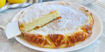 gâteau fondant à la ricotta et au citron