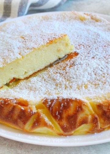 gâteau fondant à la ricotta et au citron