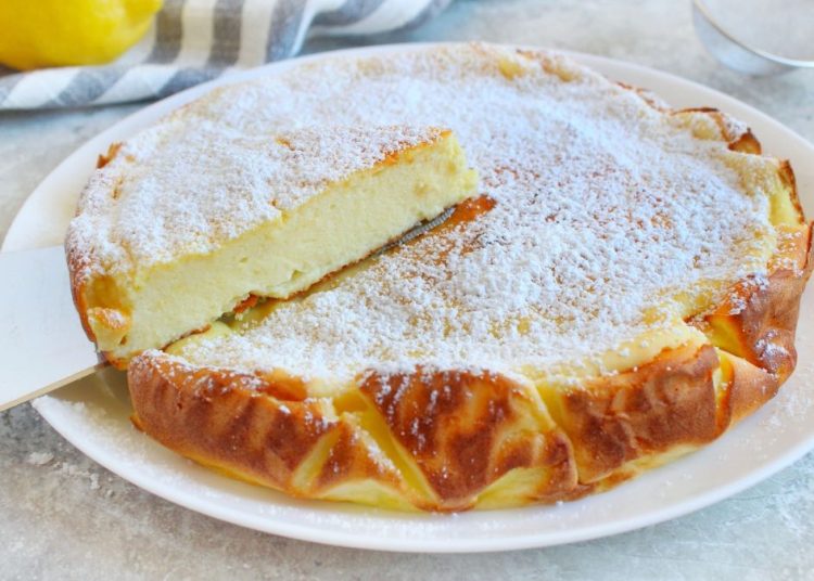 gâteau fondant à la ricotta et au citron