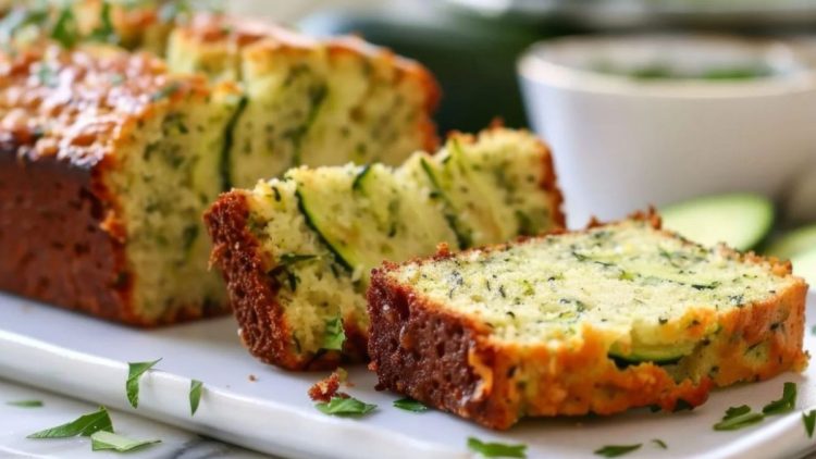 cake au fromage et aux courgettes