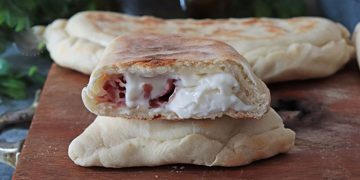 calzones au jambon et fromage