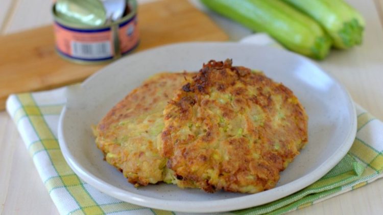 galettes de courgettes au thon