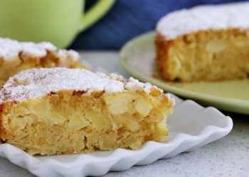gâteau madeleine aux pommes
