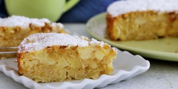 gâteau madeleine aux pommes