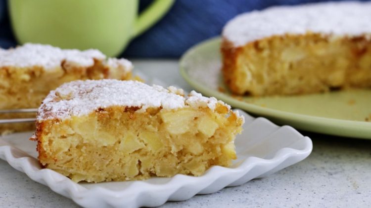 gâteau madeleine aux pommes