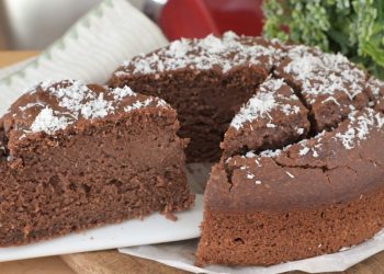 gâteau ultra fondant chocolat noix de coco et ricotta