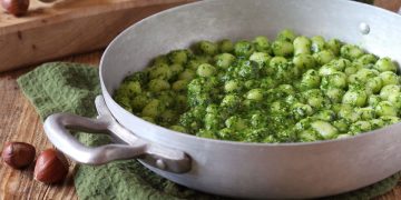 gnocchis au pesto de roquette