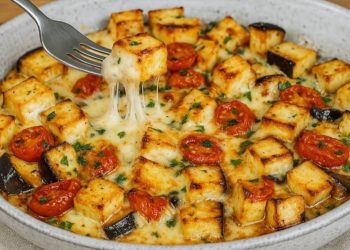 gratin d’aubergines et tomates cerises