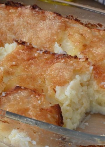 gratin de pommes de terre rustique