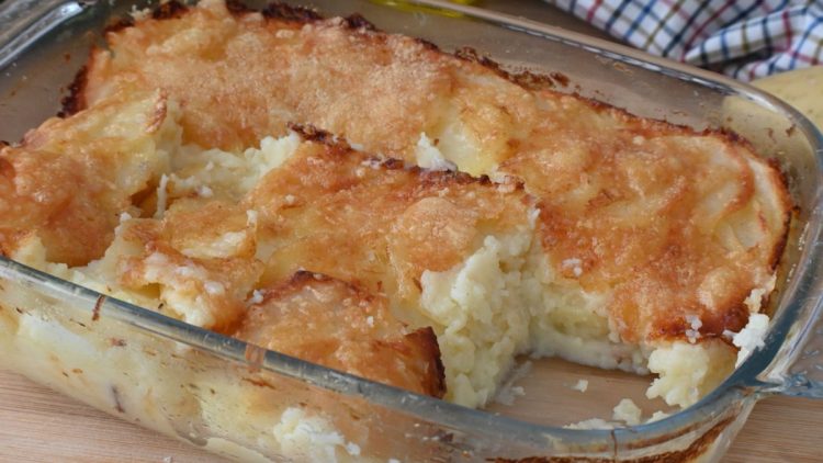 gratin de pommes de terre rustique
