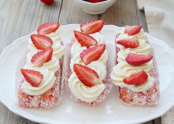 mini tiramisu aux fraises