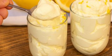 mousse au citron et au limoncello