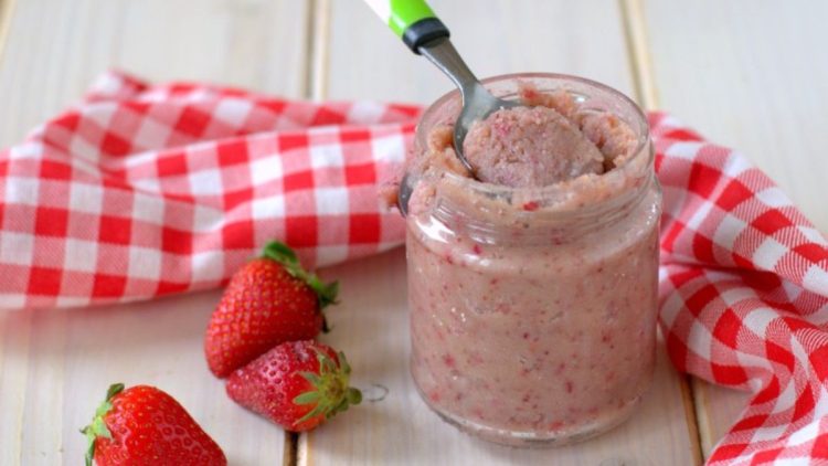 pâte à tartiner fraise-amande