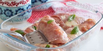 roulés de jambon à la purée de pommes de terre