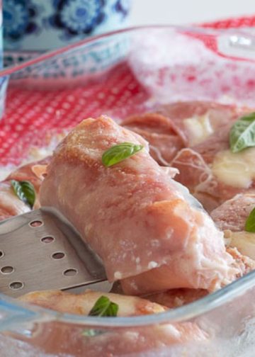roulés de jambon à la purée de pommes de terre