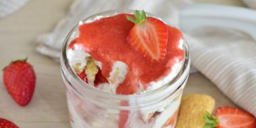 tiramisu aux fraises en verrines
