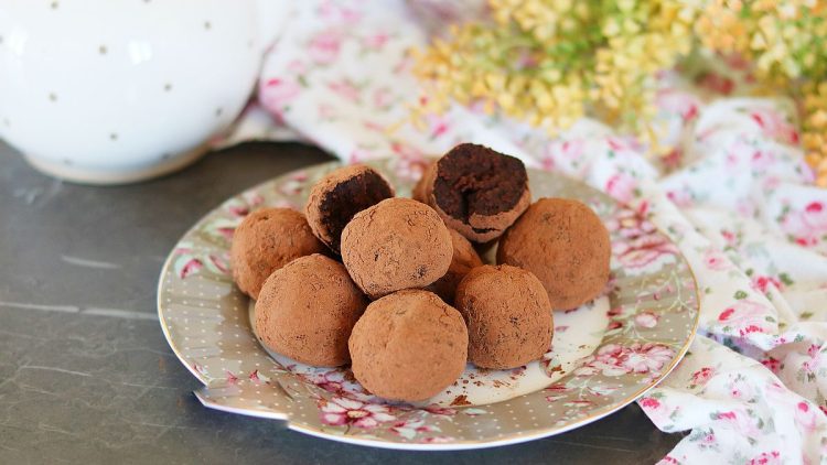 truffes au chocolat façon Sachertorte