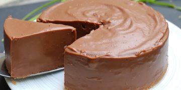 cheesecake à la banane et au chocolat