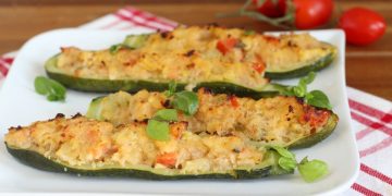 courgettes farcies au thon 