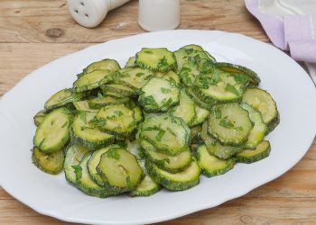 courgettes sautées à l’ail et au persil