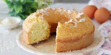 couronne moelleuse au lait de coco