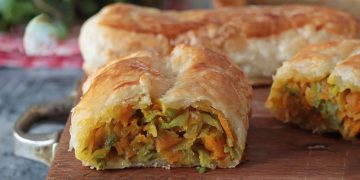 feuilletés aux légumes