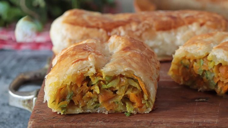 feuilletés aux légumes