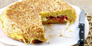 frittata de spaghettis