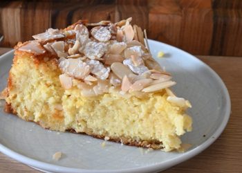 gâteau à la ricotta et au yaourt fondant 