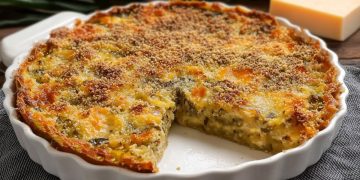 gateau aux aubergines et aux pois chiches