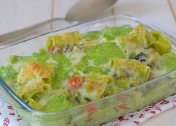 gratin de paccheri aux aubergines