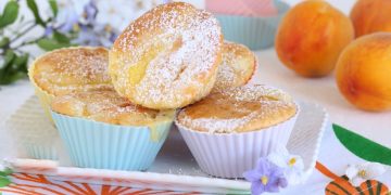 muffins aux pêches