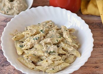pâtes crémeuses au thon  