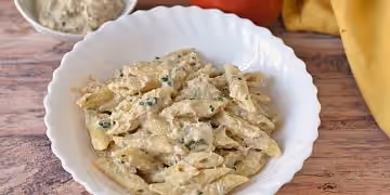 pâtes crémeuses au thon  