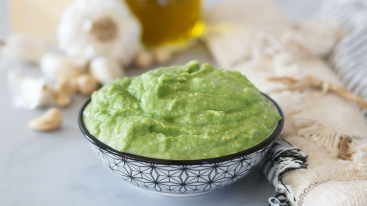 pesto de haricots verts