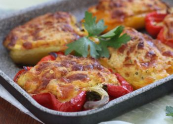 poivrons farcis au pain
