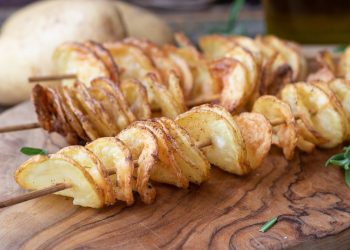 pommes de terre en spirale