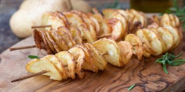 pommes de terre en spirale