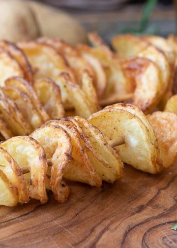 pommes de terre en spirale