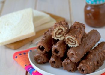 roulés de pain de mie chocolatés