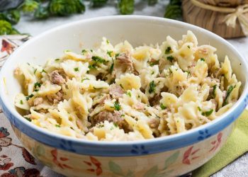 salade de pâtes au thon et au citron