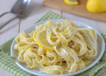 tagliatelles au citron 