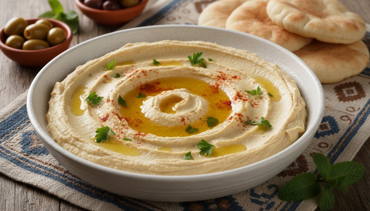 découvrez la recette authentique du houmous à la farine de pois chiche, une spécialité traditionnelle libanaise riche en saveurs et facile à préparer.