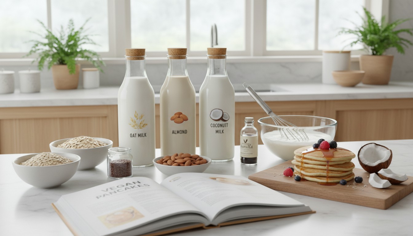 découvrez une recette facile de pancakes healthy, sans œufs ni lait, idéale pour un petit-déjeuner gourmand et léger.