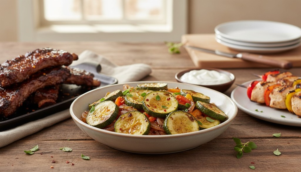 découvrez des idées d'accompagnement à la courgette parfaites pour sublimer vos grillades et barbecues avec des recettes simples et savoureuses.