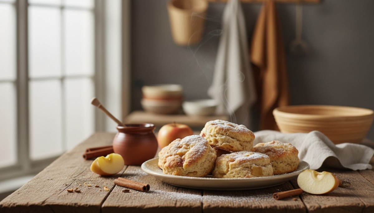 découvrez une recette facile de biscuits moelleux aux pommes, parfaits pour une collation gourmande ou un dessert rapide à préparer.