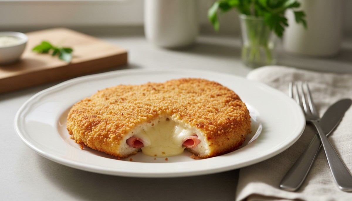 découvrez une recette facile et rapide de cordon bleu cuite à l'airfryer pour un repas savoureux et croustillant en un rien de temps.