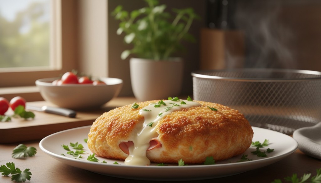 découvrez notre recette facile et rapide de cordon bleu à l'airfryer pour un repas savoureux et croustillant en un rien de temps.